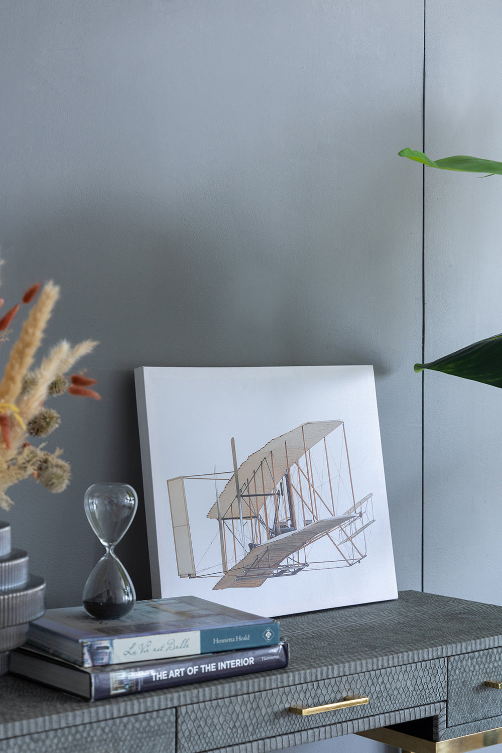 Set of 2 Large Rectangular Diptych Wall Art
