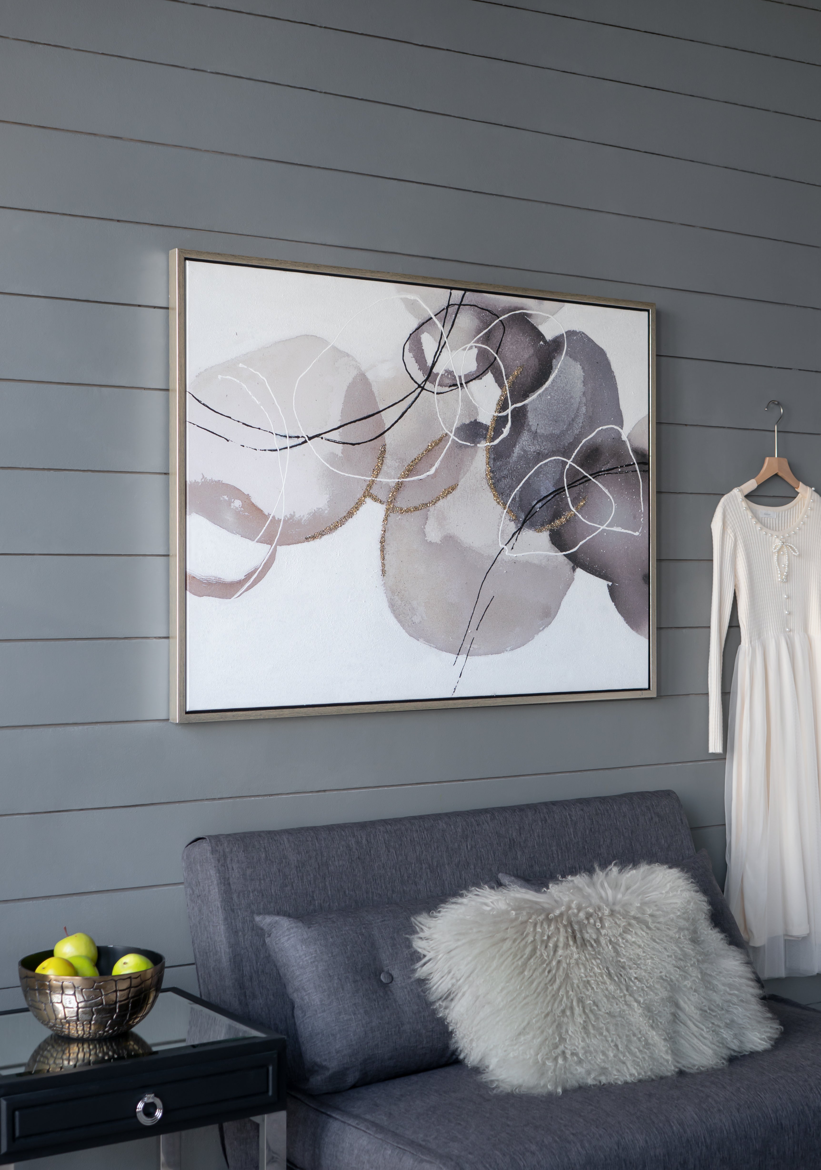 47" x 35.5" Large Modern Oil Painting