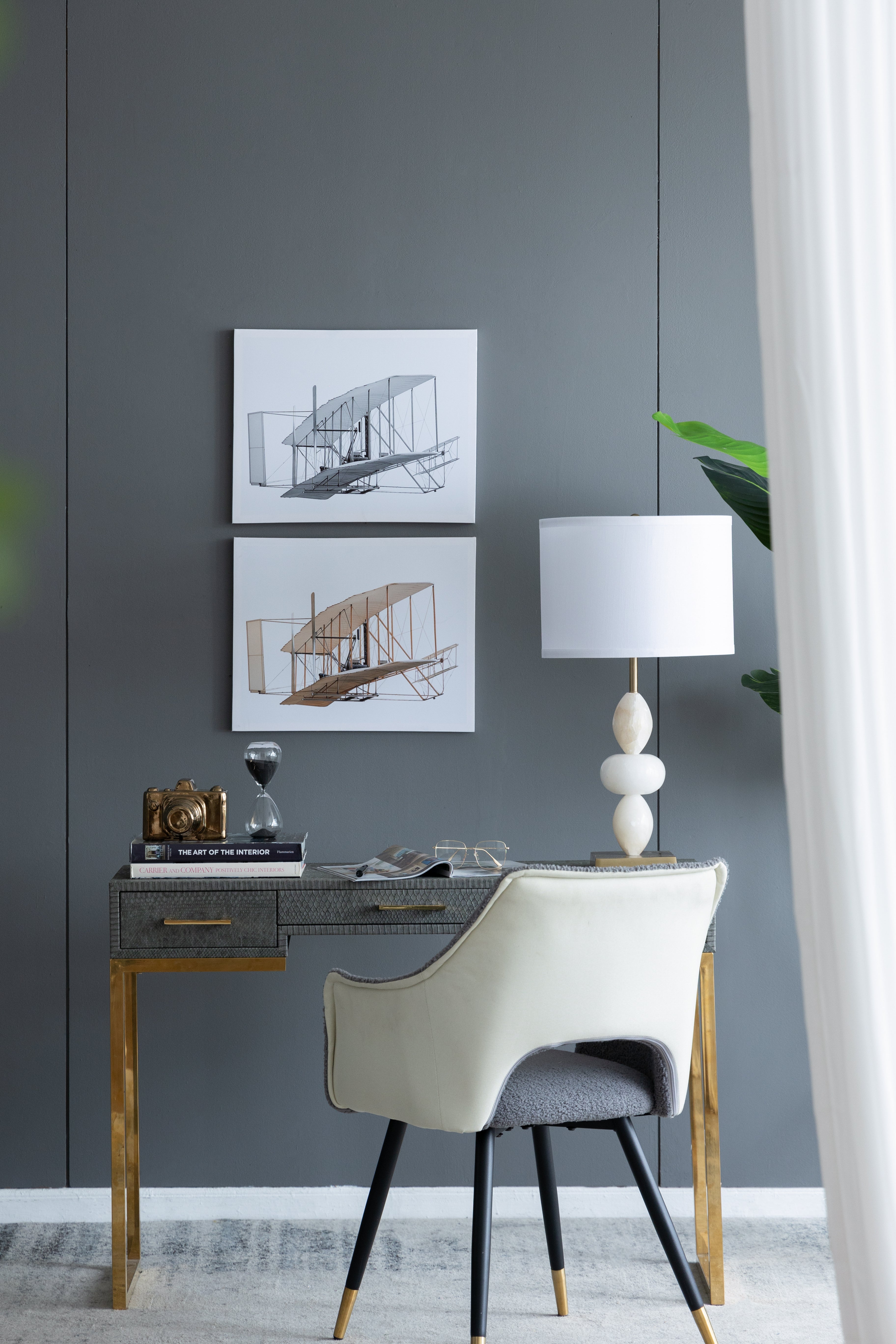 Set of 2 Large Rectangular Diptych Wall Art