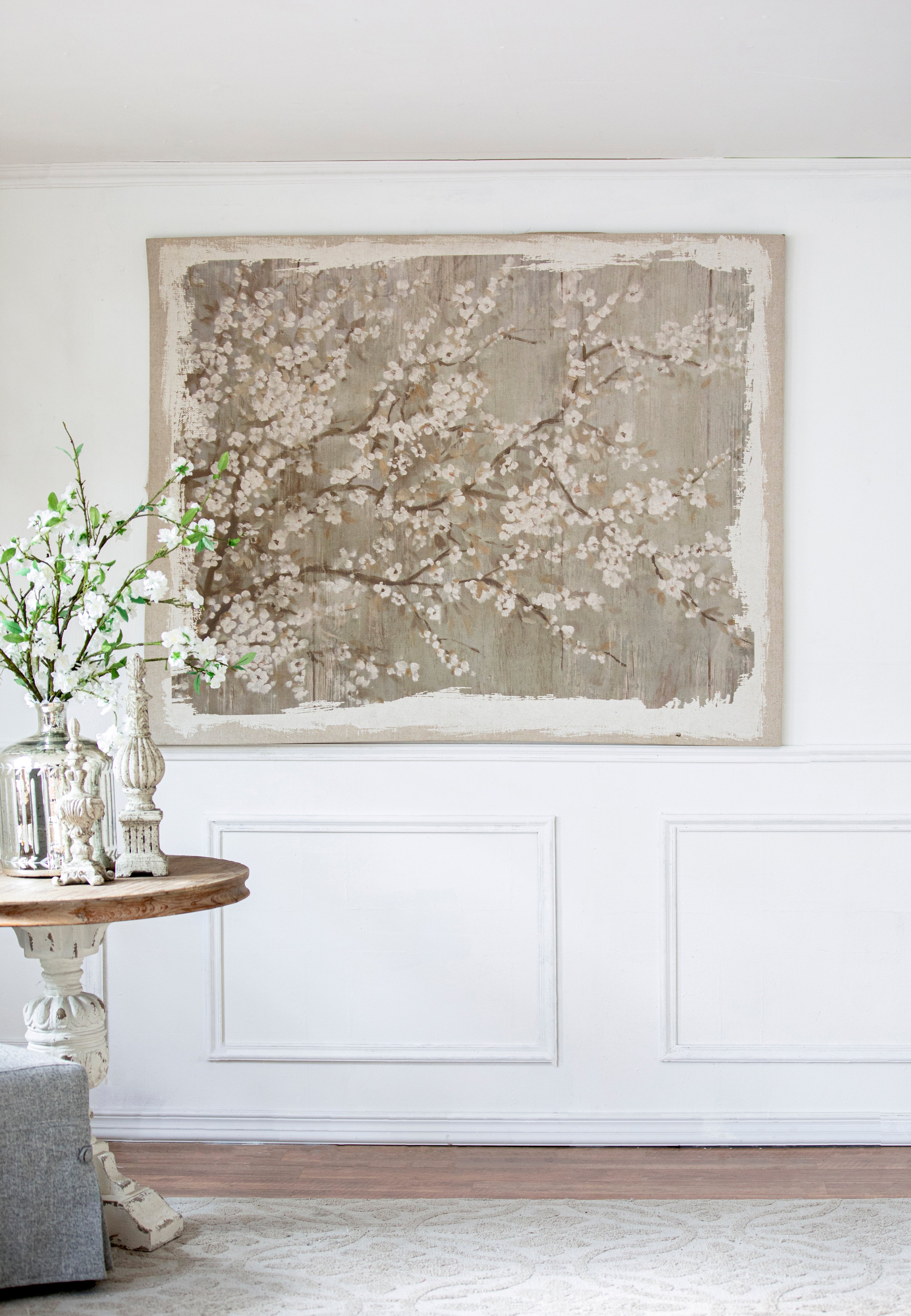 60" x 48" Large Cherry Blossom Canvas Art Print