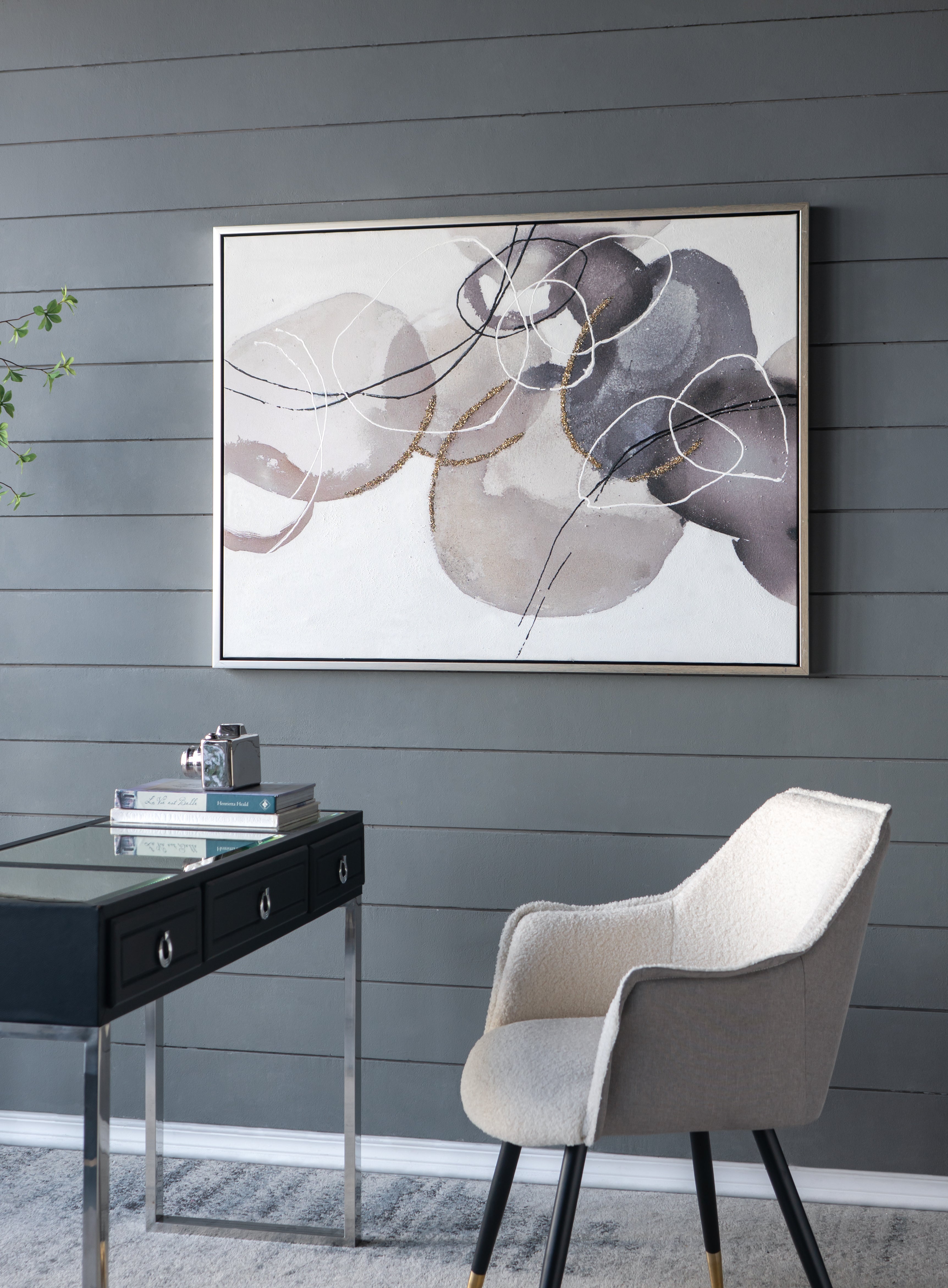 47" x 35.5" Large Modern Oil Painting