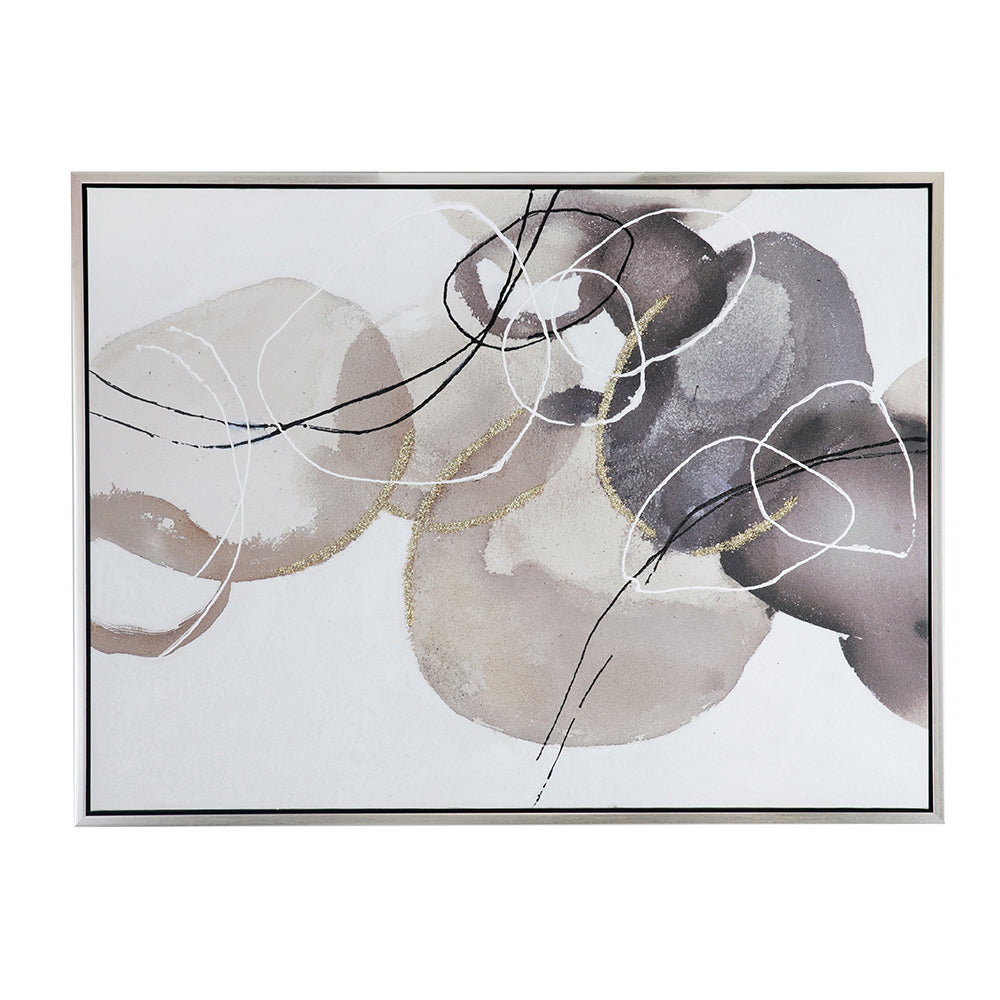 47" x 35.5" Large Modern Oil Painting