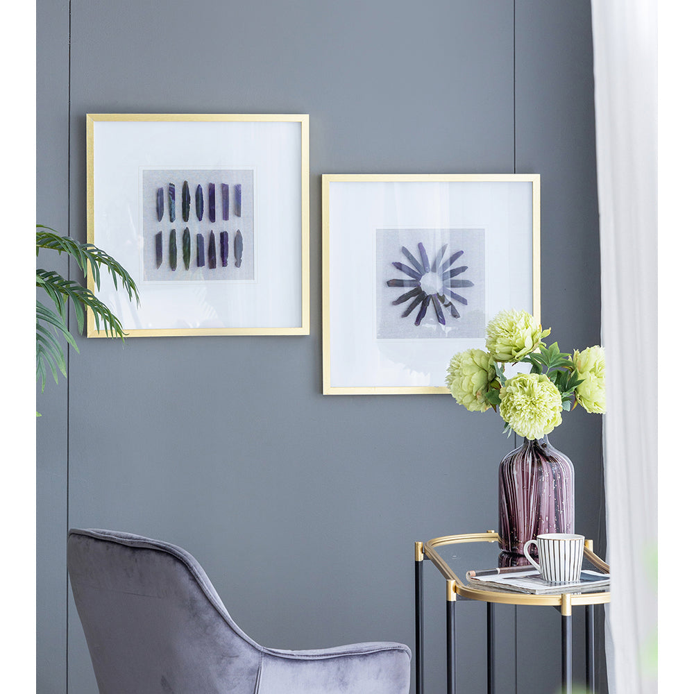 Grace Purple Agate Shadow Boxes