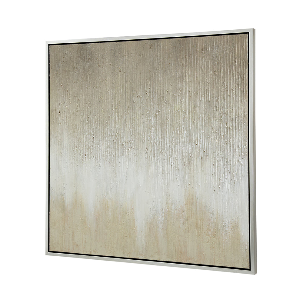 Golden Sunshine Framed Hand-Painted Canvas Print