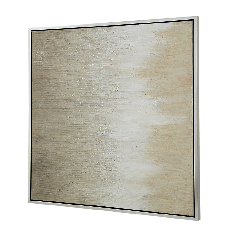 Golden Sunshine Framed Hand-Painted Canvas Print