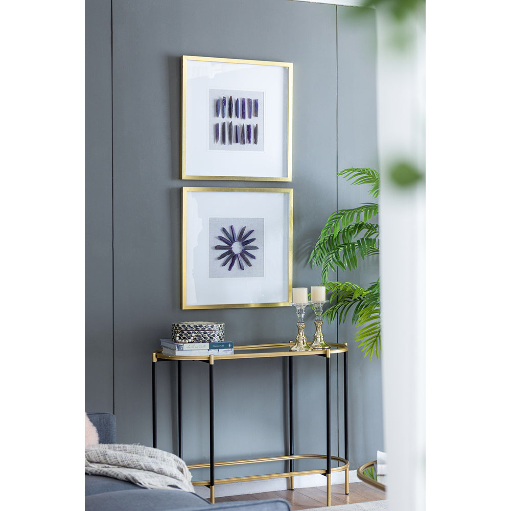 Grace Purple Agate Shadow Boxes