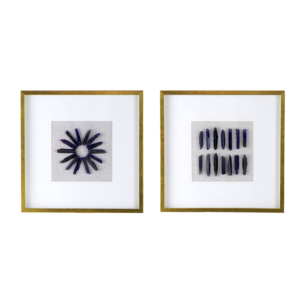Grace Purple Agate Shadow Boxes