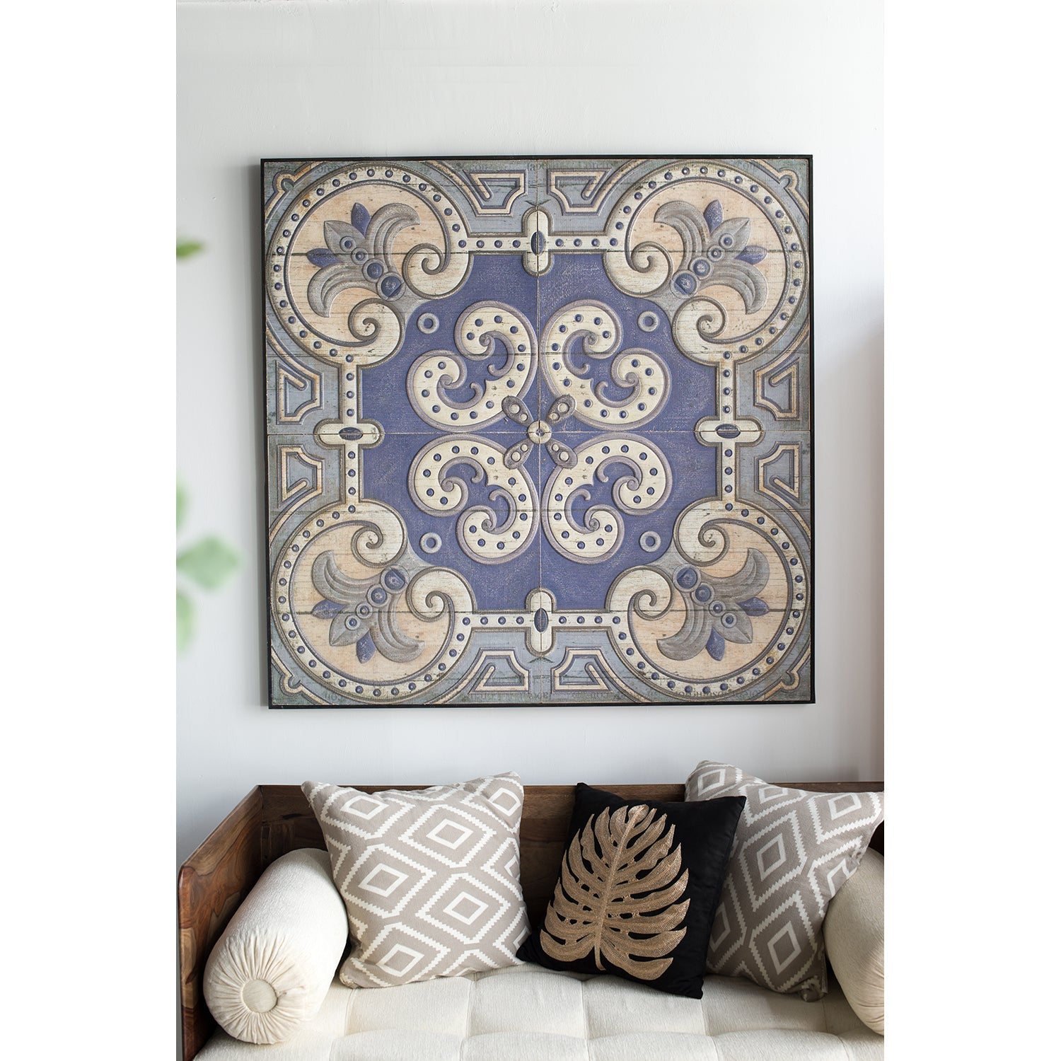 48" x 48" Large Wall Art Panel - Square Wall Decor