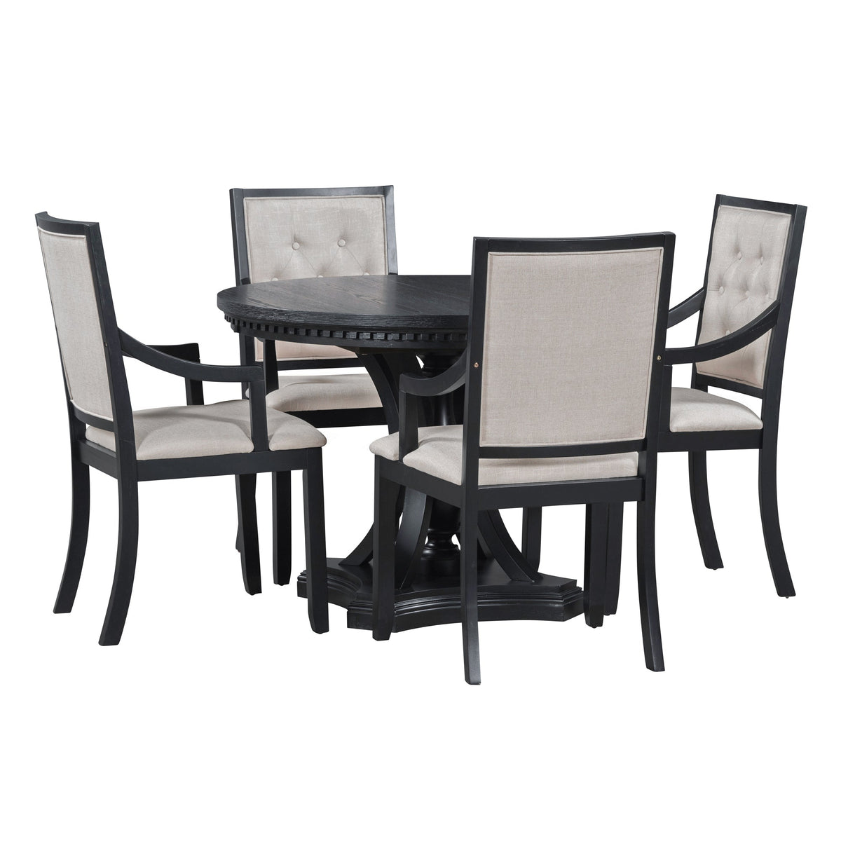 TREXM Retro 5-Piece Dining Set