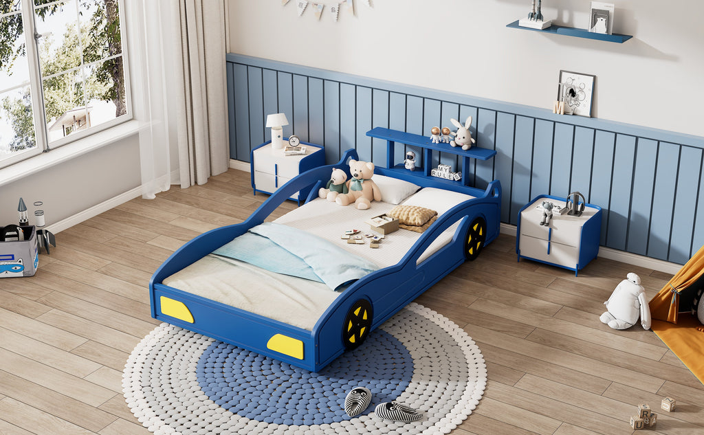 Wooden Race Car Bed
