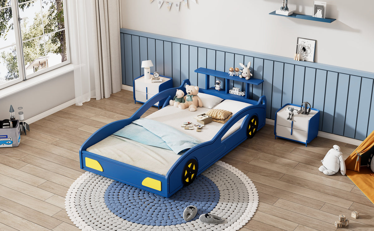 Wooden Race Car Bed