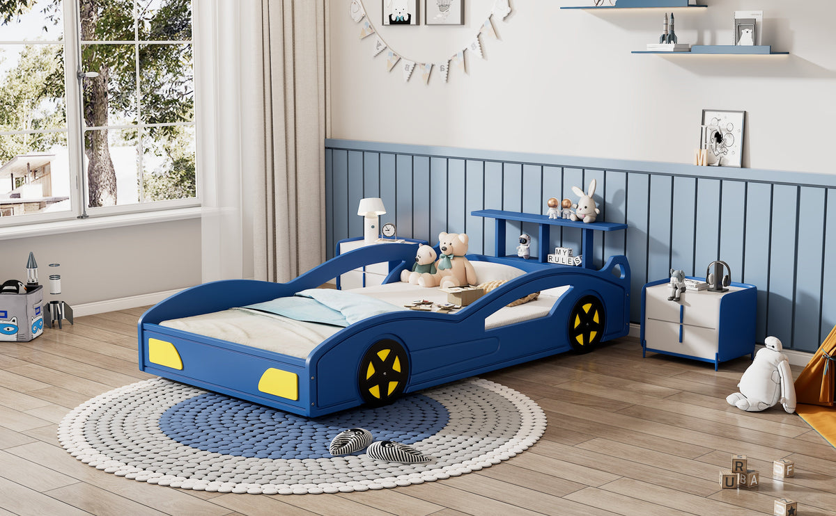 Wooden Race Car Bed