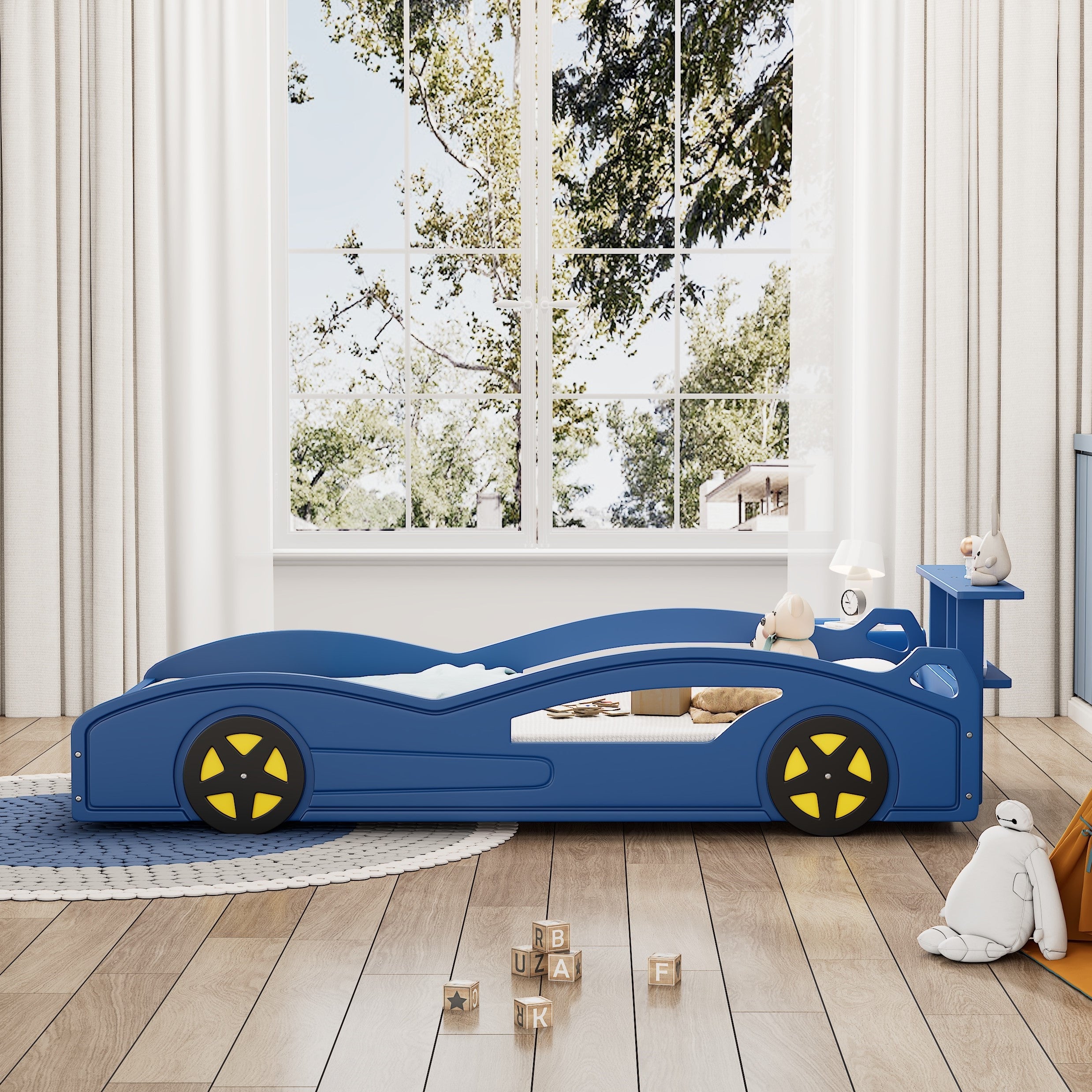 Wooden Race Car Bed