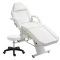 Massage Salon Tattoo Chair with Two Trays and Hydraulic Stool