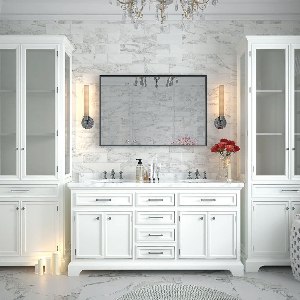 36x24 Inch Beveled Edge Bathroom Mirror