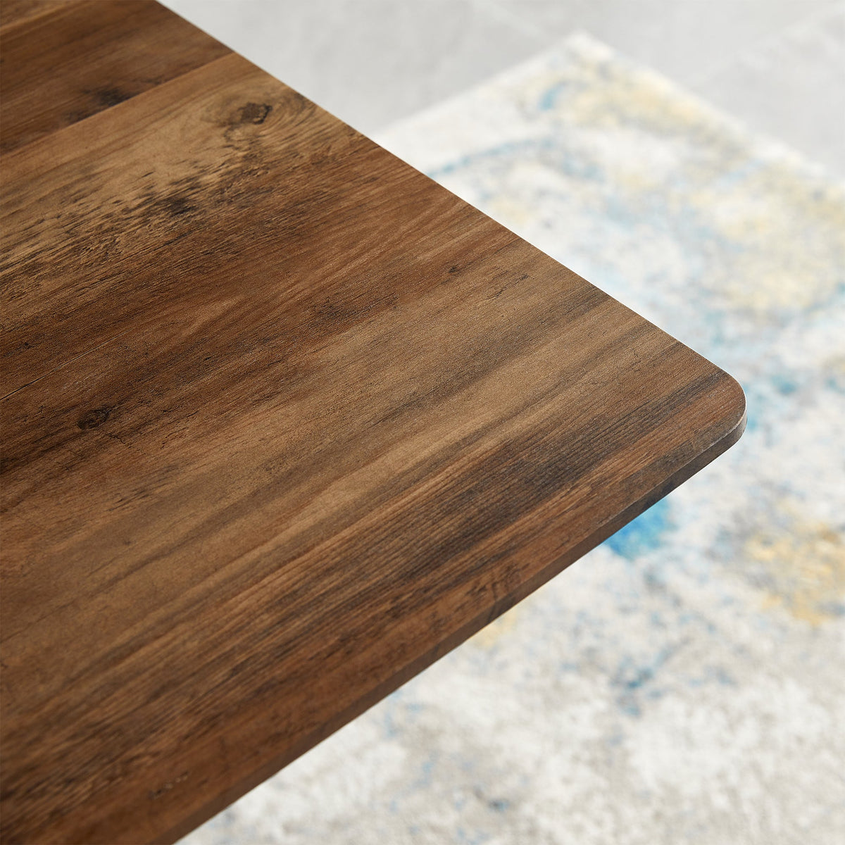 Modern Minimalist Style Dining Table MDF Wooden Top