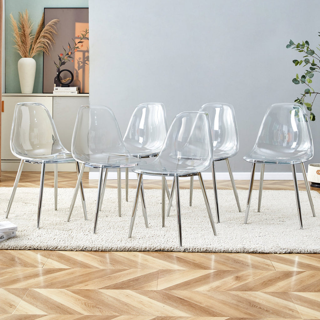 Modern Minimalist Transparent Dining Chair