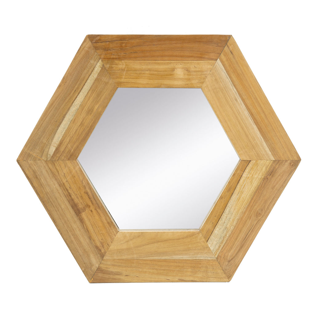18.5" Hexagon Mirror