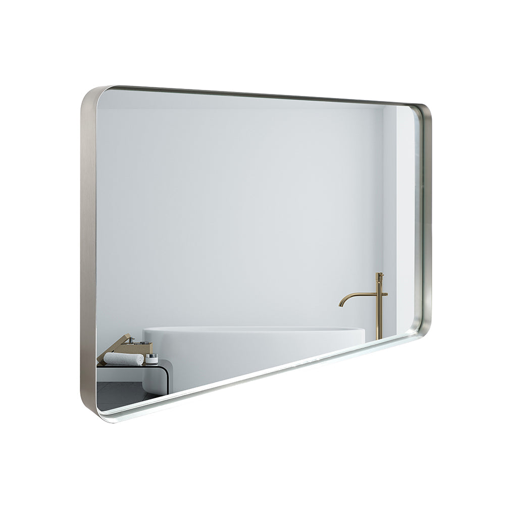 36x30 Inch Glossy Brushed Bathroom Mirror