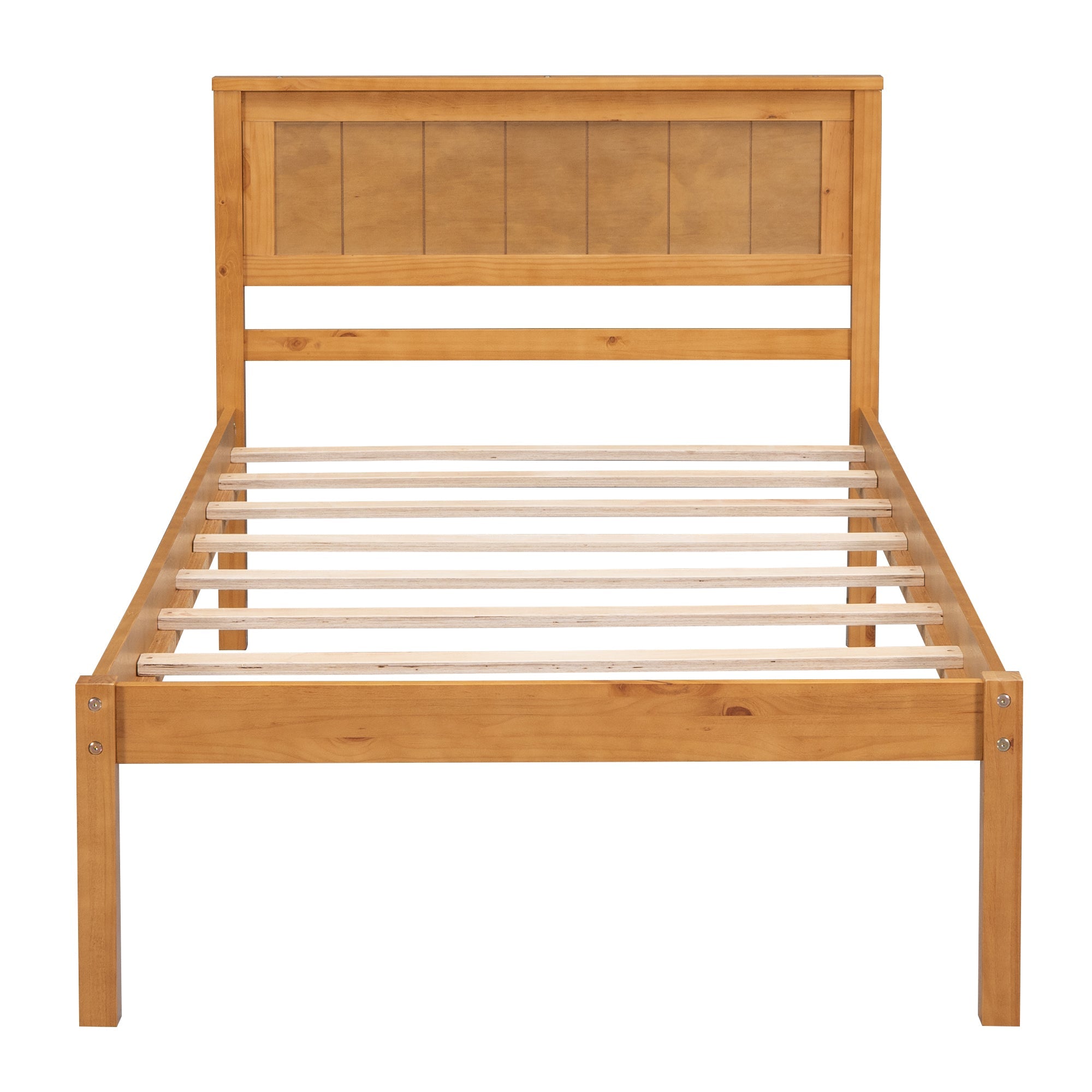 Twin Platform Bed Frame with Headboard
