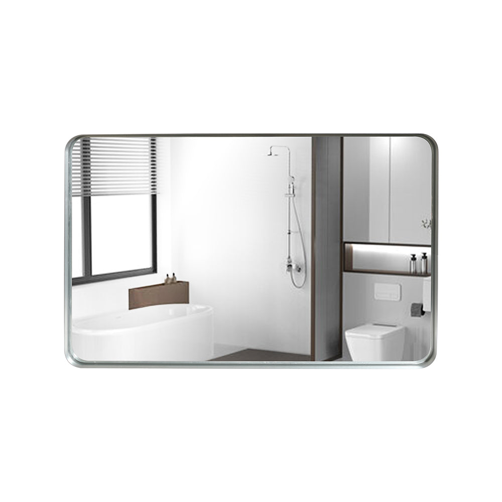 36x30 Inch Glossy Brushed Bathroom Mirror