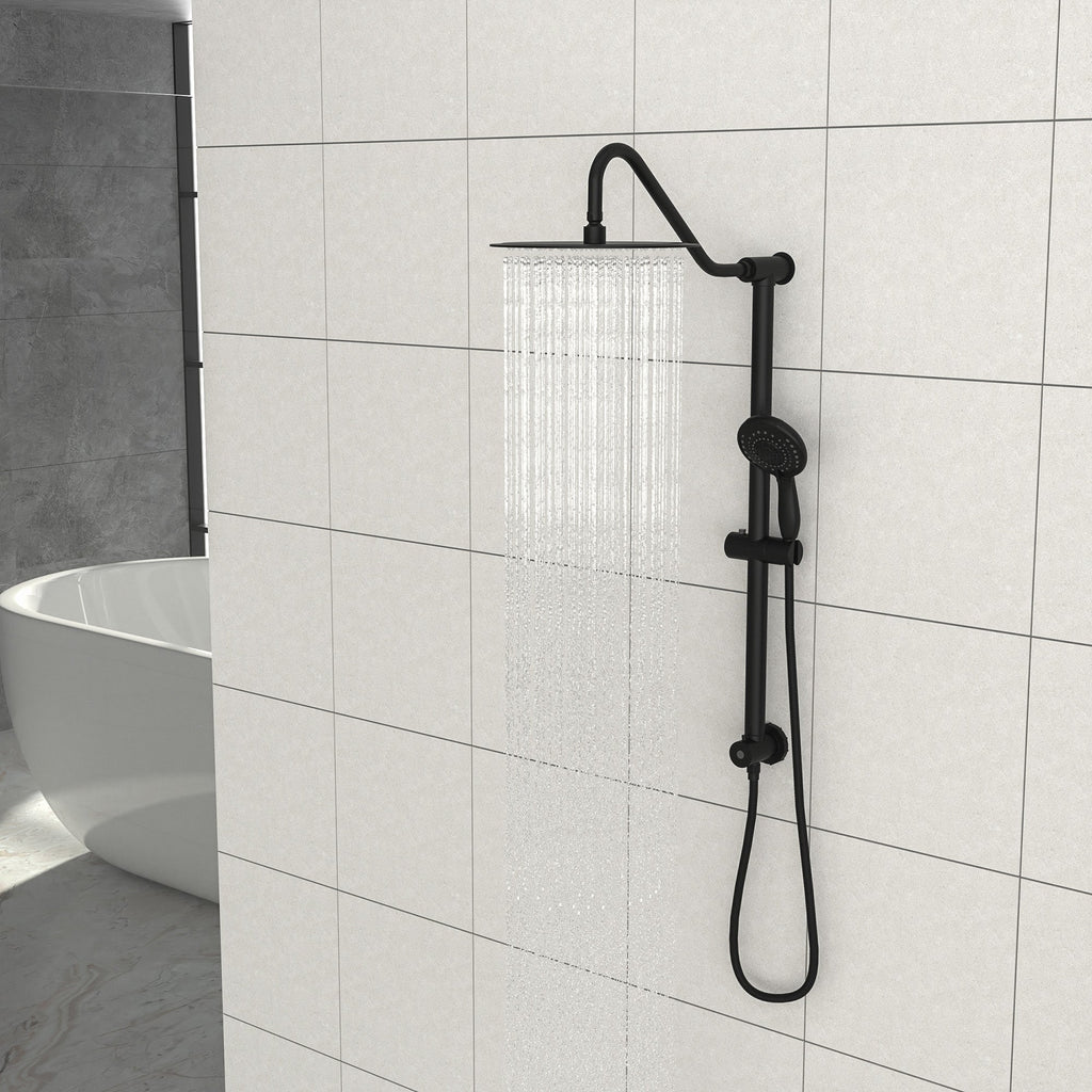 10 Inch Shower System with 5 Function Rain Hand Shower