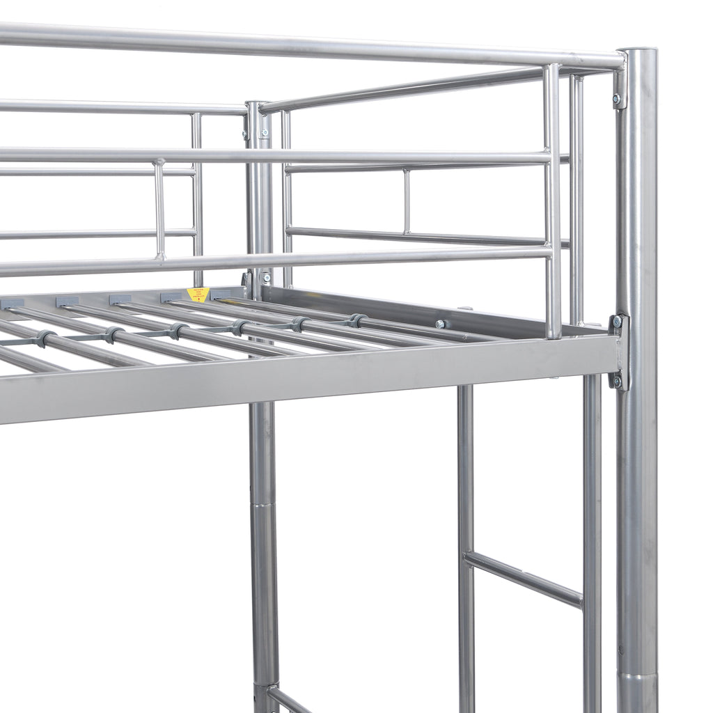 Metal Bunk Bed with Trundle
