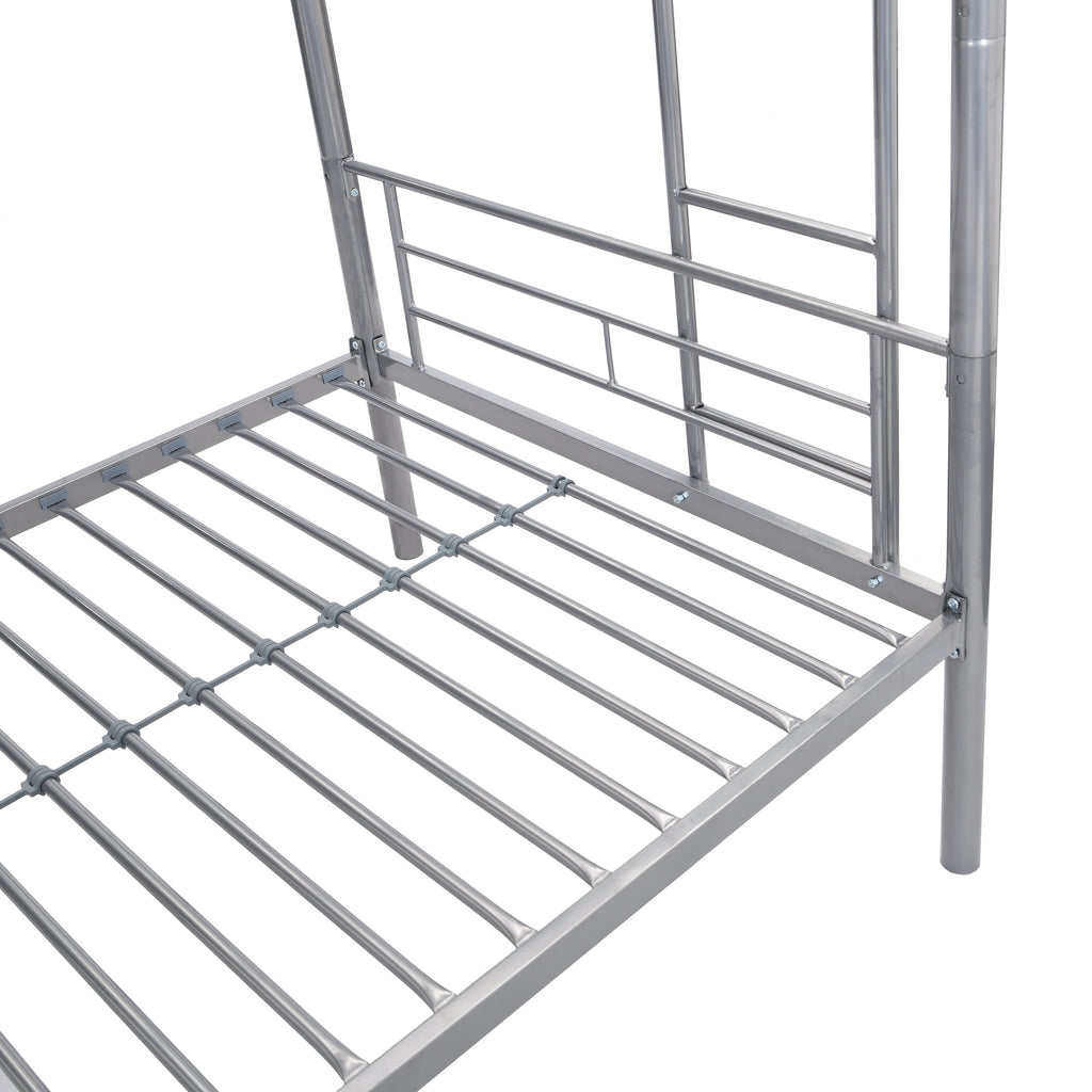 Metal Bunk Bed with Trundle