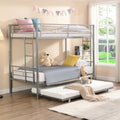Metal Bunk Bed with Trundle