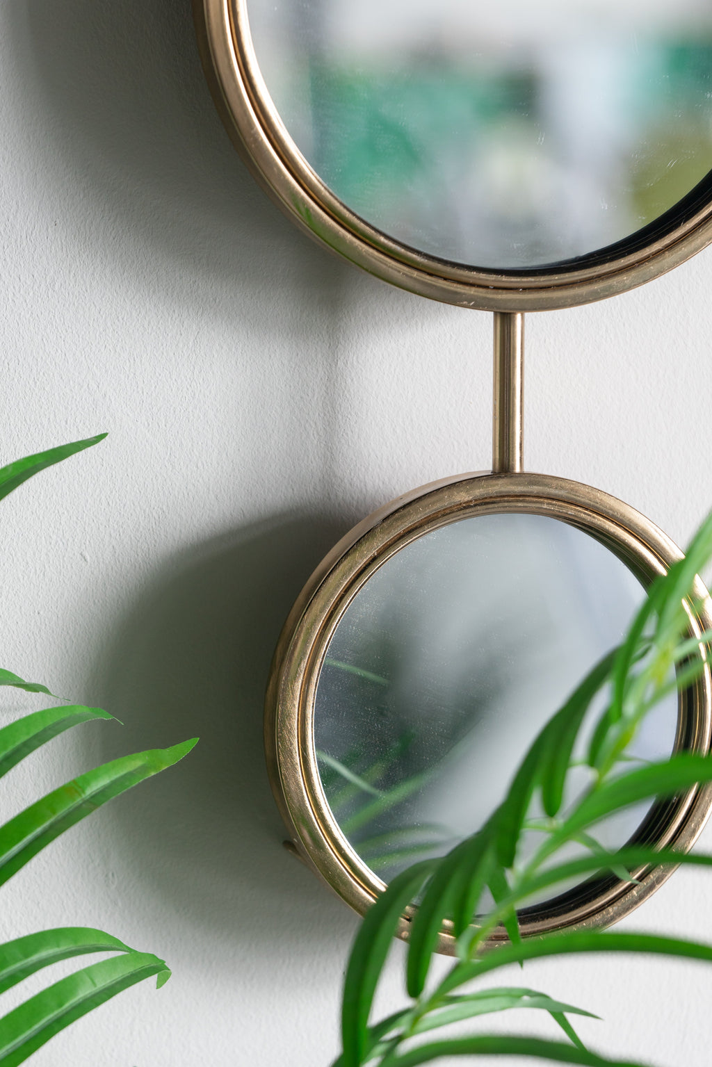 2 Circle Mirrors for Wall Decor