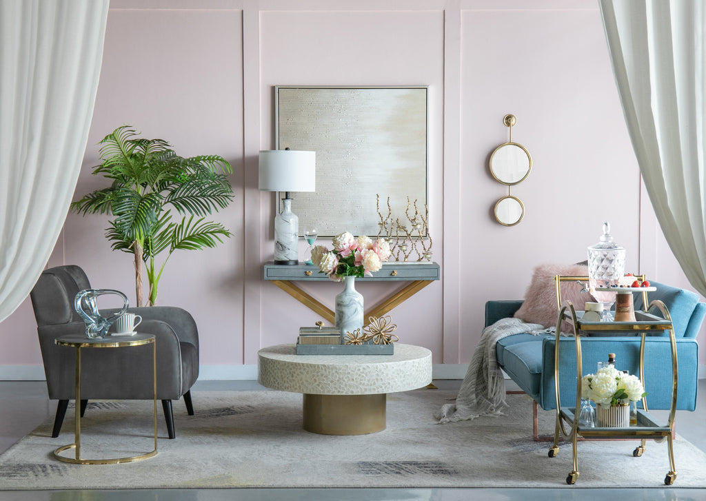 2 Circle Mirrors for Wall Decor
