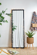 23" x 72" Full Length Mirror with Metal Beaded Frame