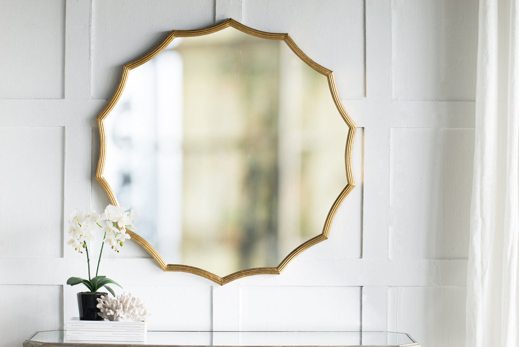 D40" Round Sunburst Wall Mirror