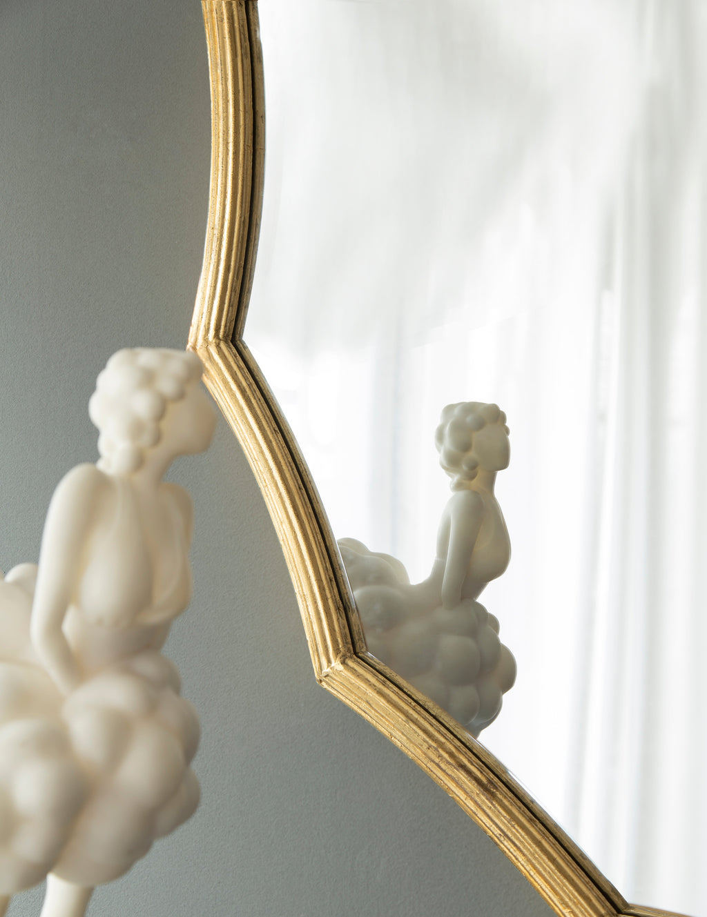 D40" Round Sunburst Wall Mirror