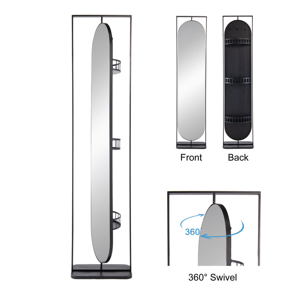 18" x 12" x 78" Full Length Standing Mirror
