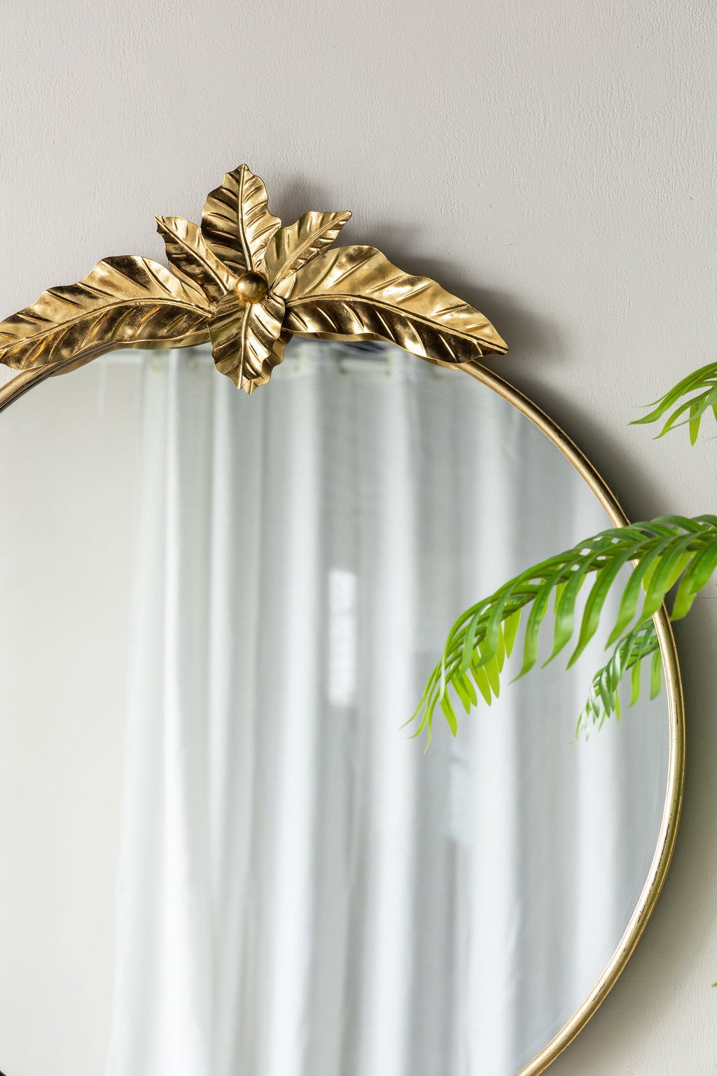 36" x 41" Large Round Wall Mirror