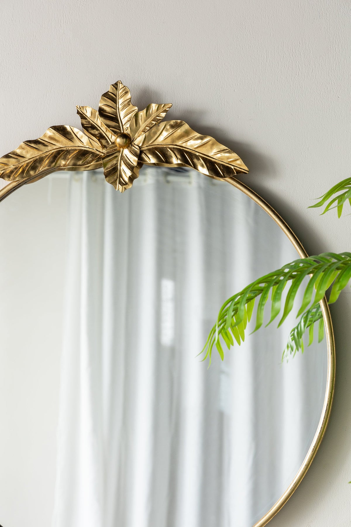 36" x 41" Large Round Wall Mirror