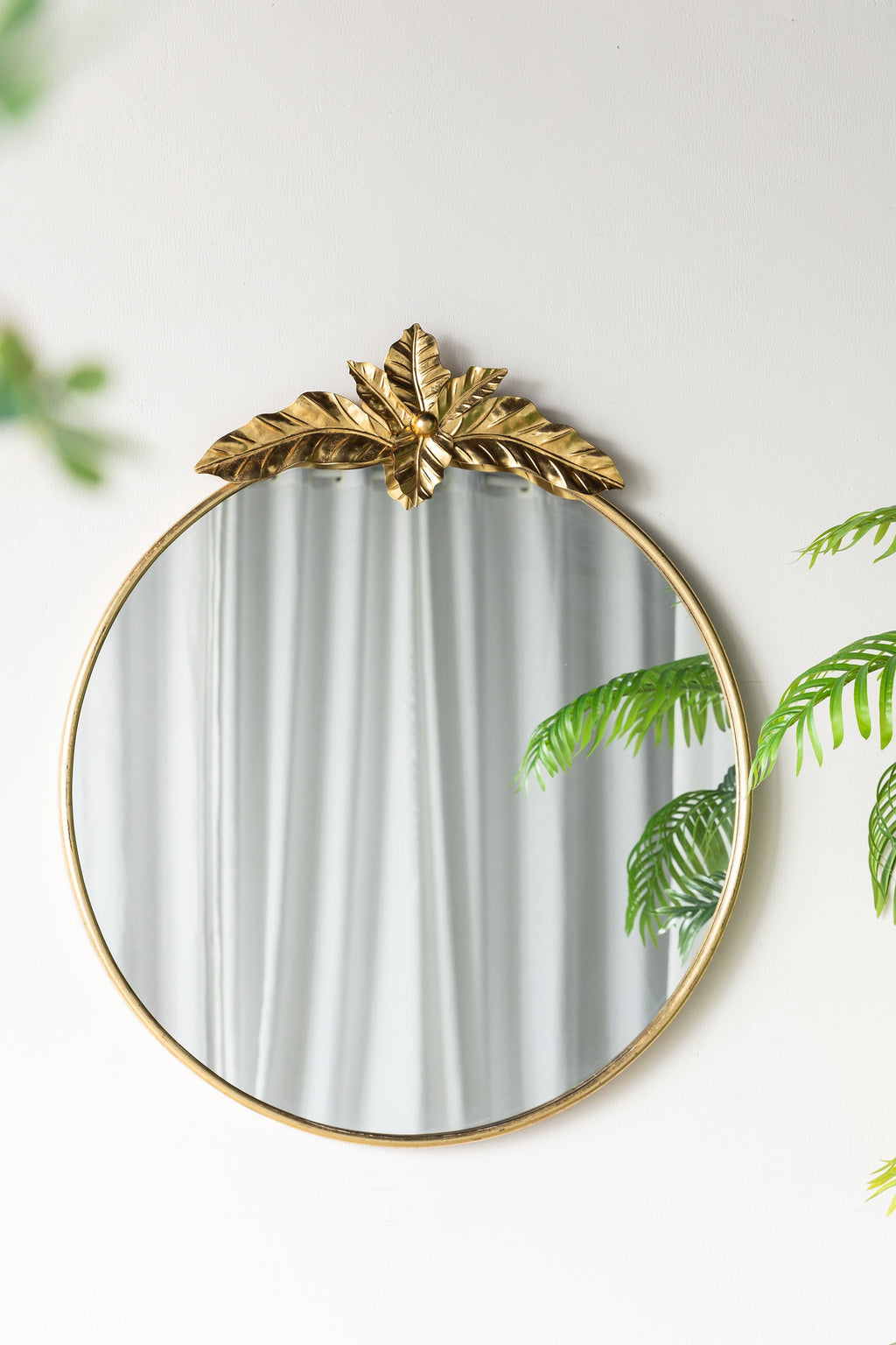 36" x 41" Large Round Wall Mirror