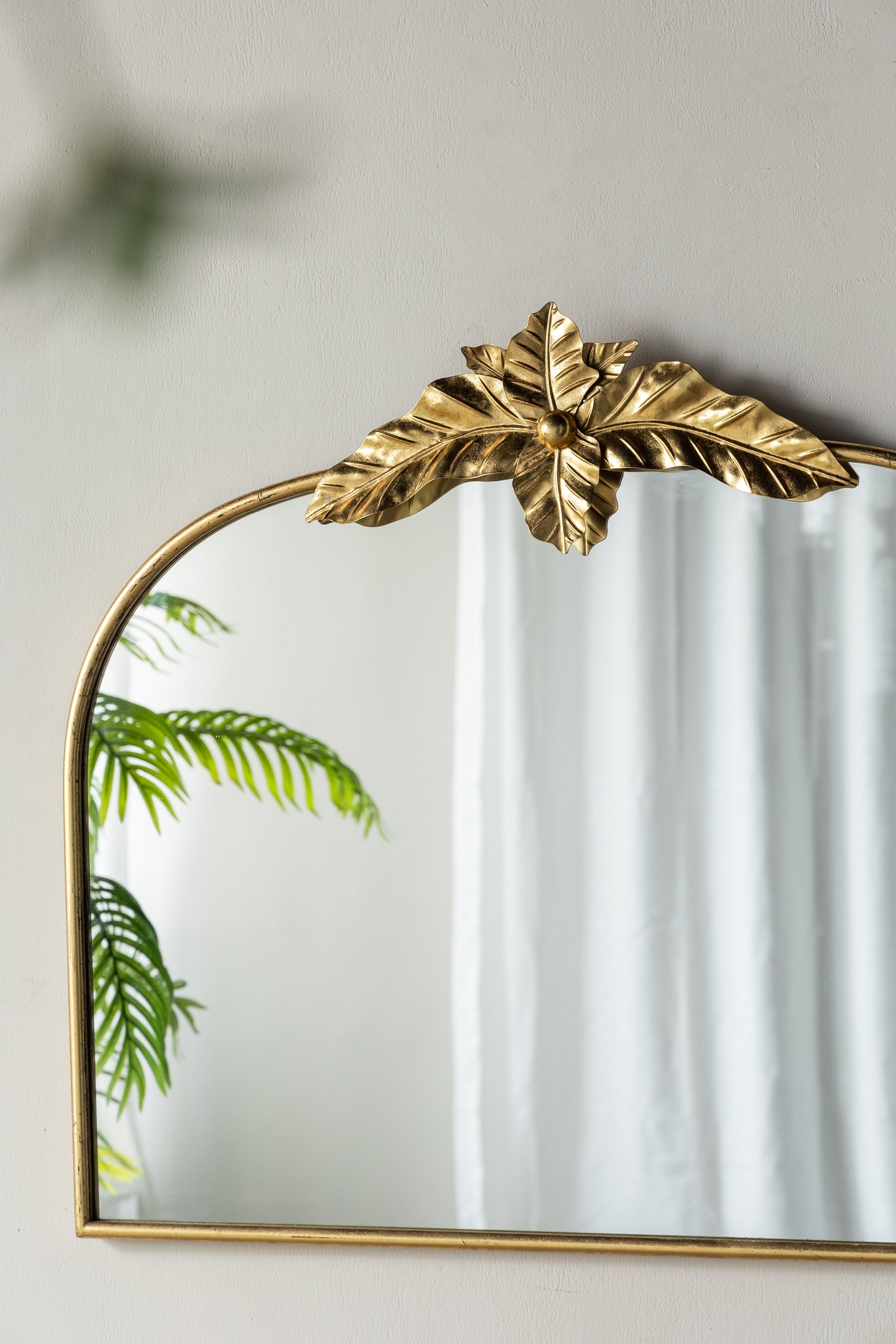 Large Arched Decorative Bathroom Mirror