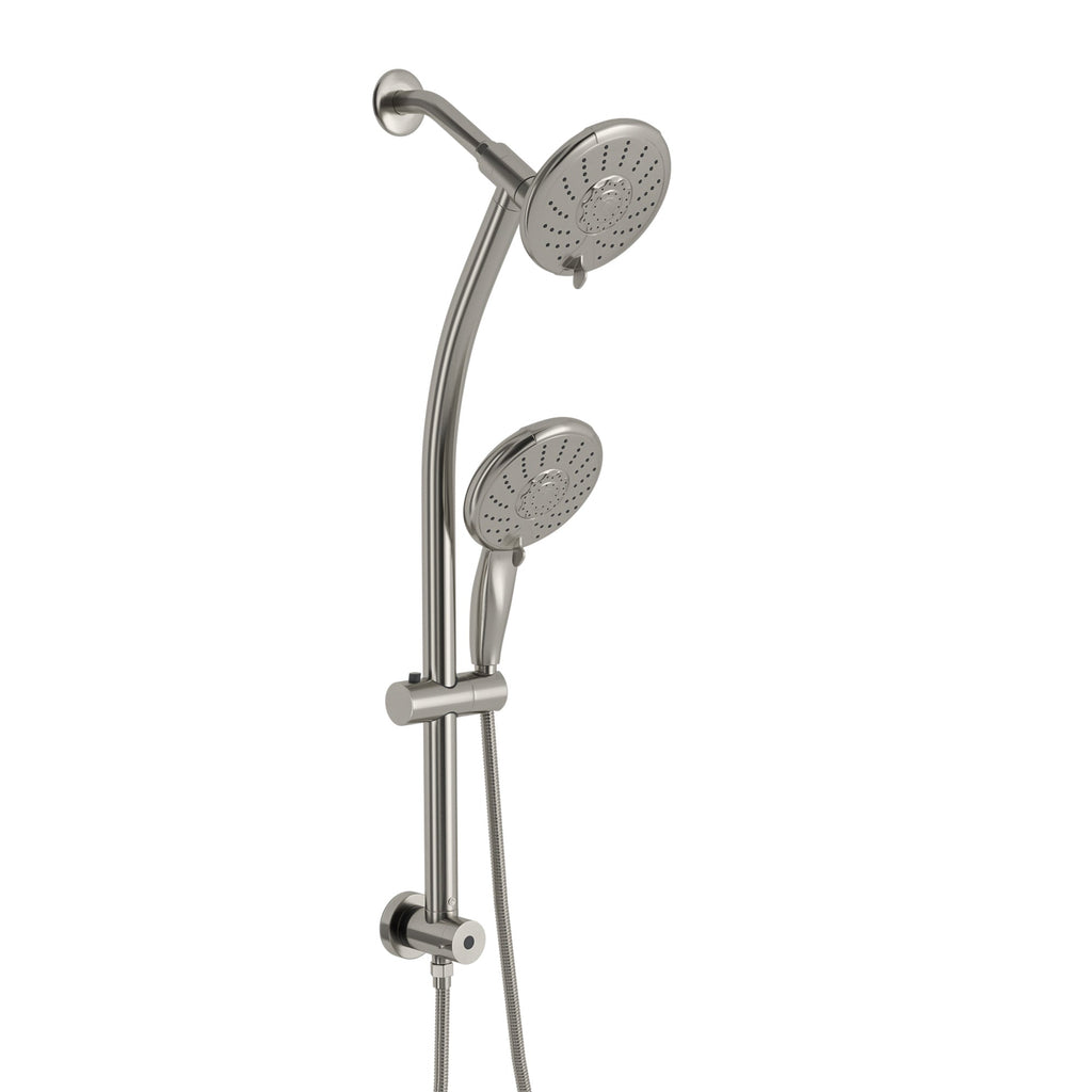 Dual Shower Head Wall Mounted Faucet