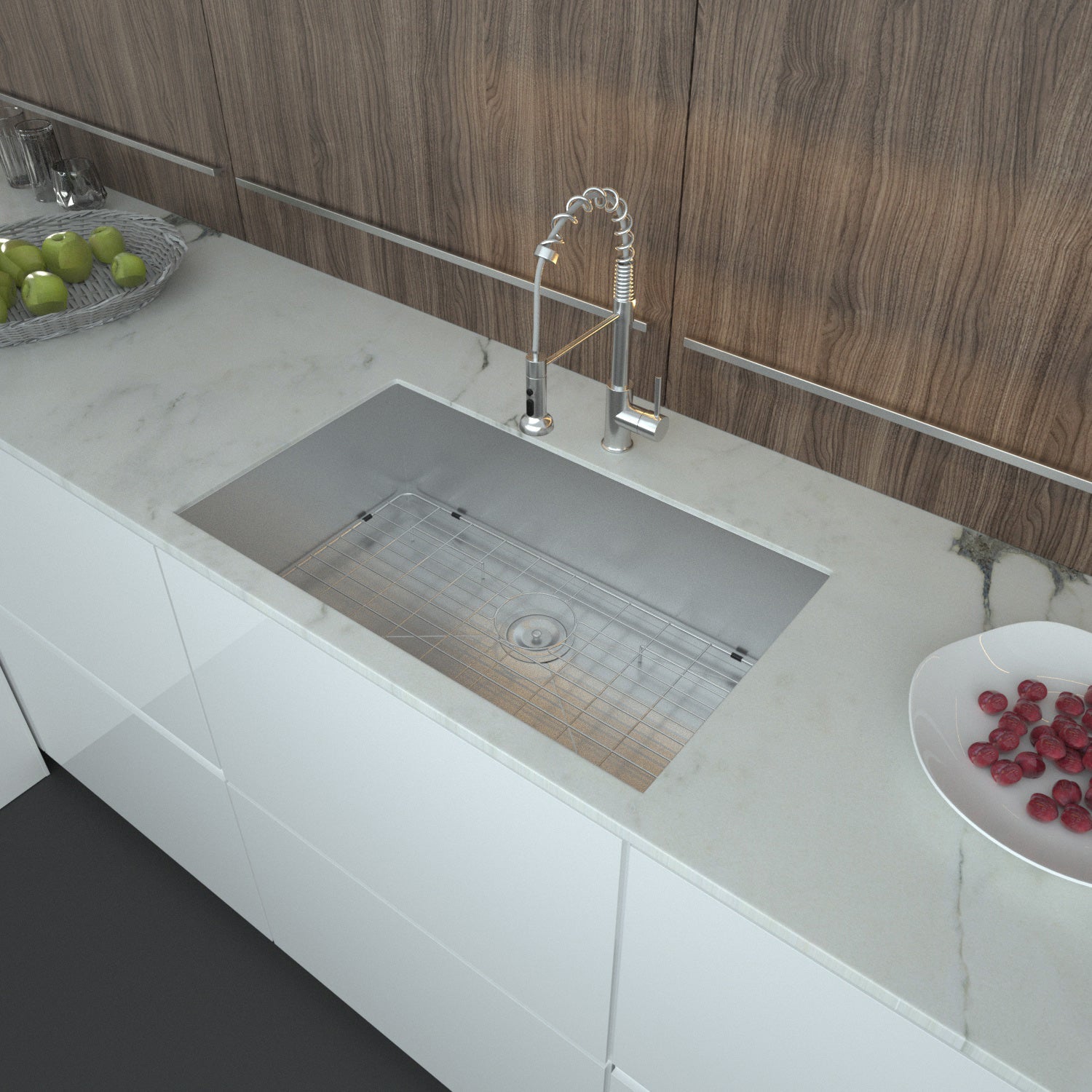 32 Inch Undermount Sink - Stainless Steel Kitchen Sink