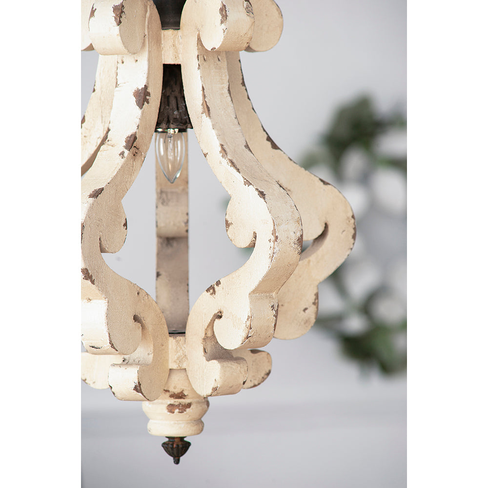 Farmhouse Chandelier, Distressed