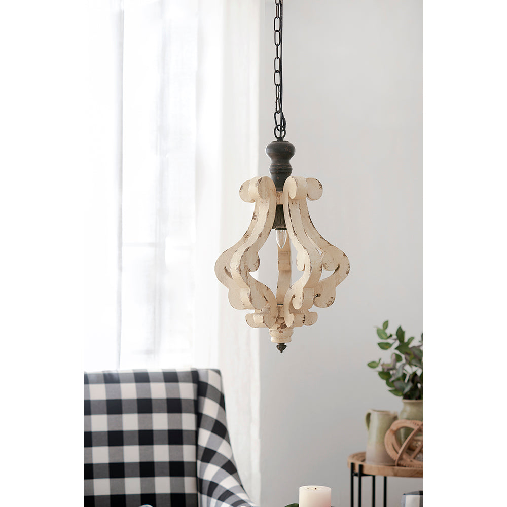 Farmhouse Chandelier, Distressed
