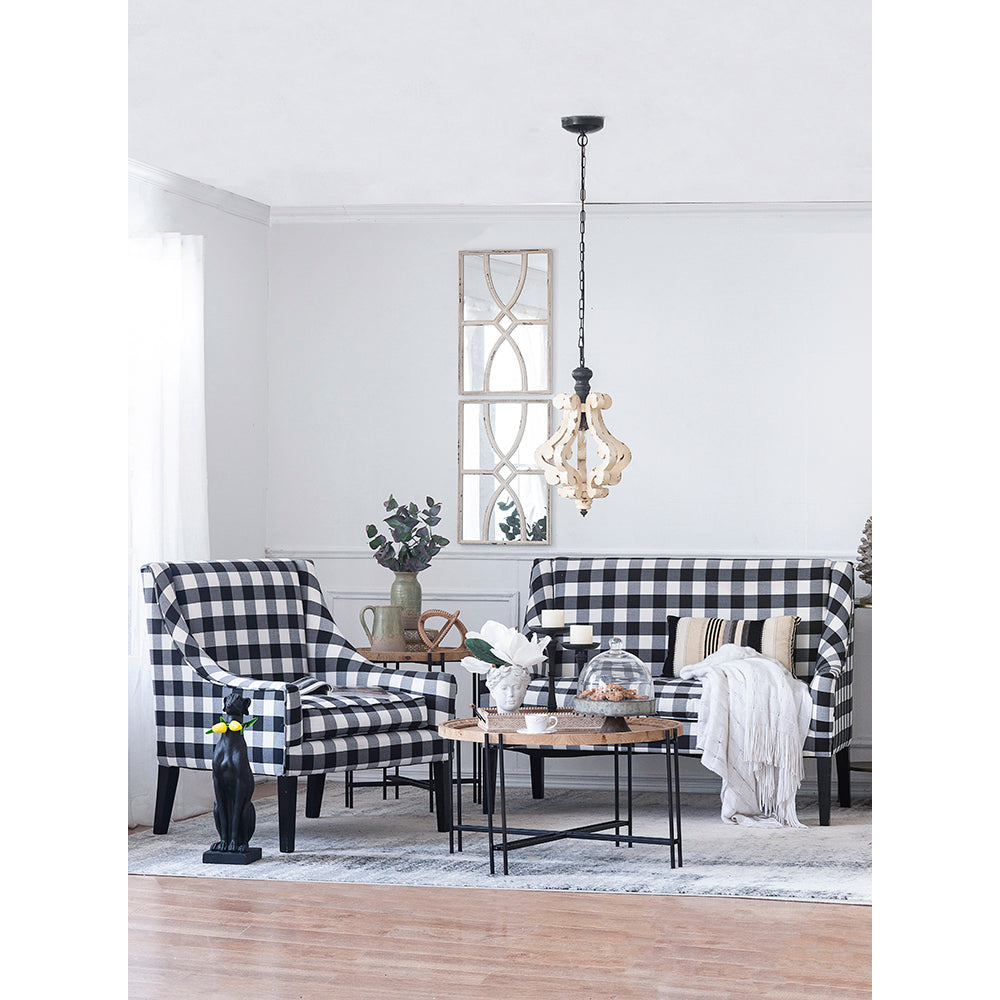 Farmhouse Chandelier, Distressed