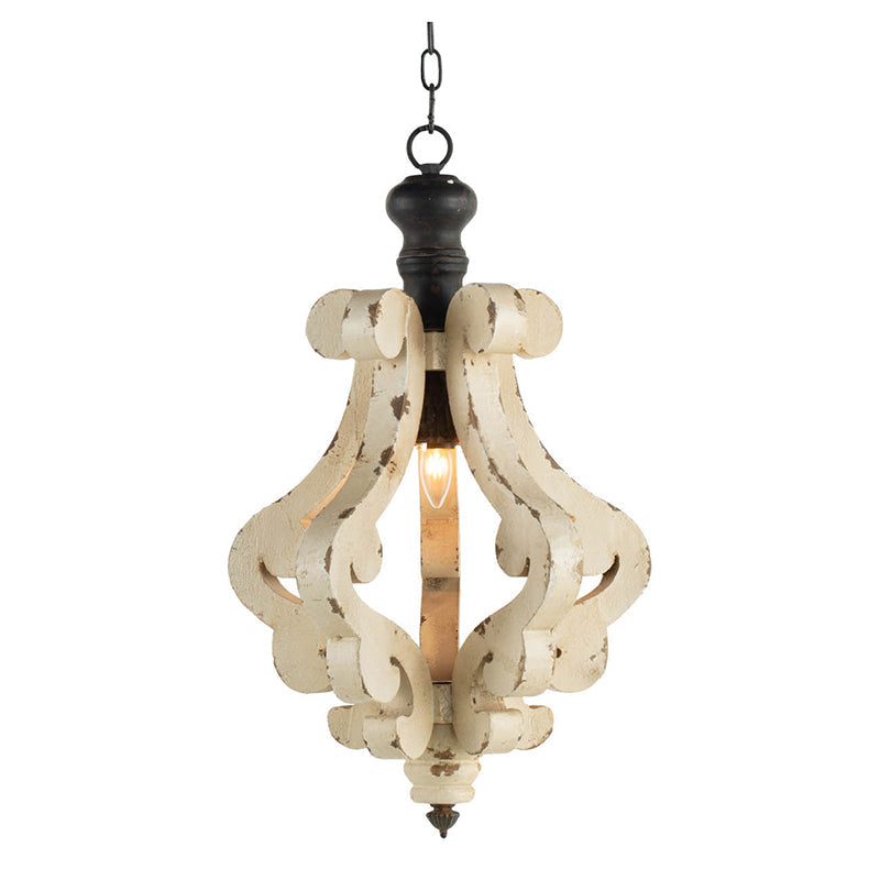 Farmhouse Chandelier, Distressed