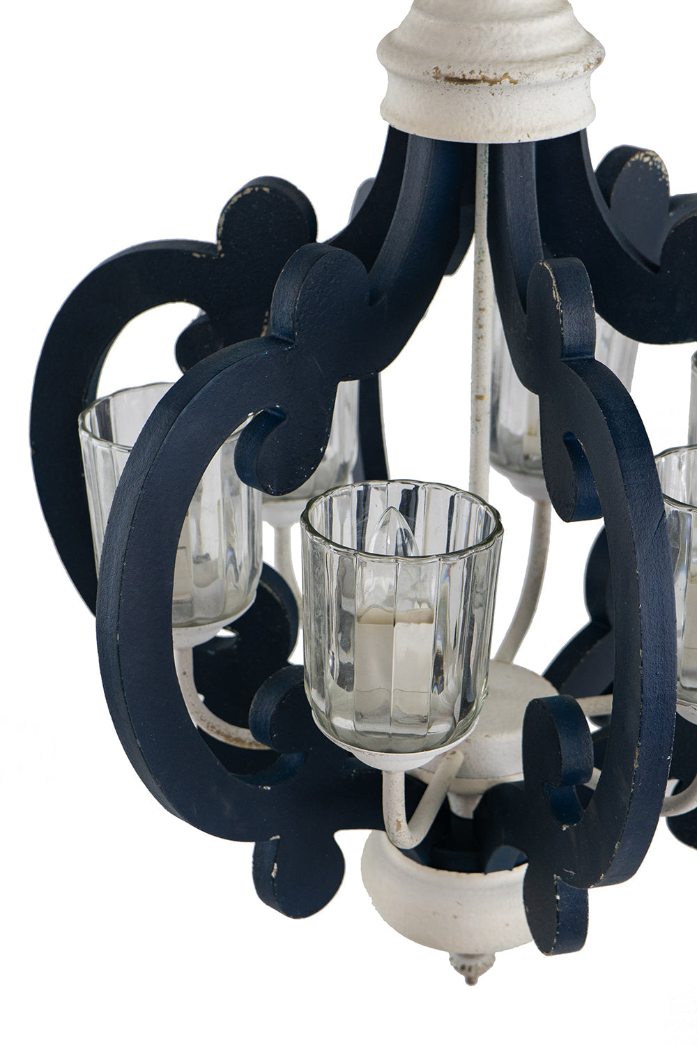 Wood Chandelier 6-Light Farmhouse Pendant Lighting