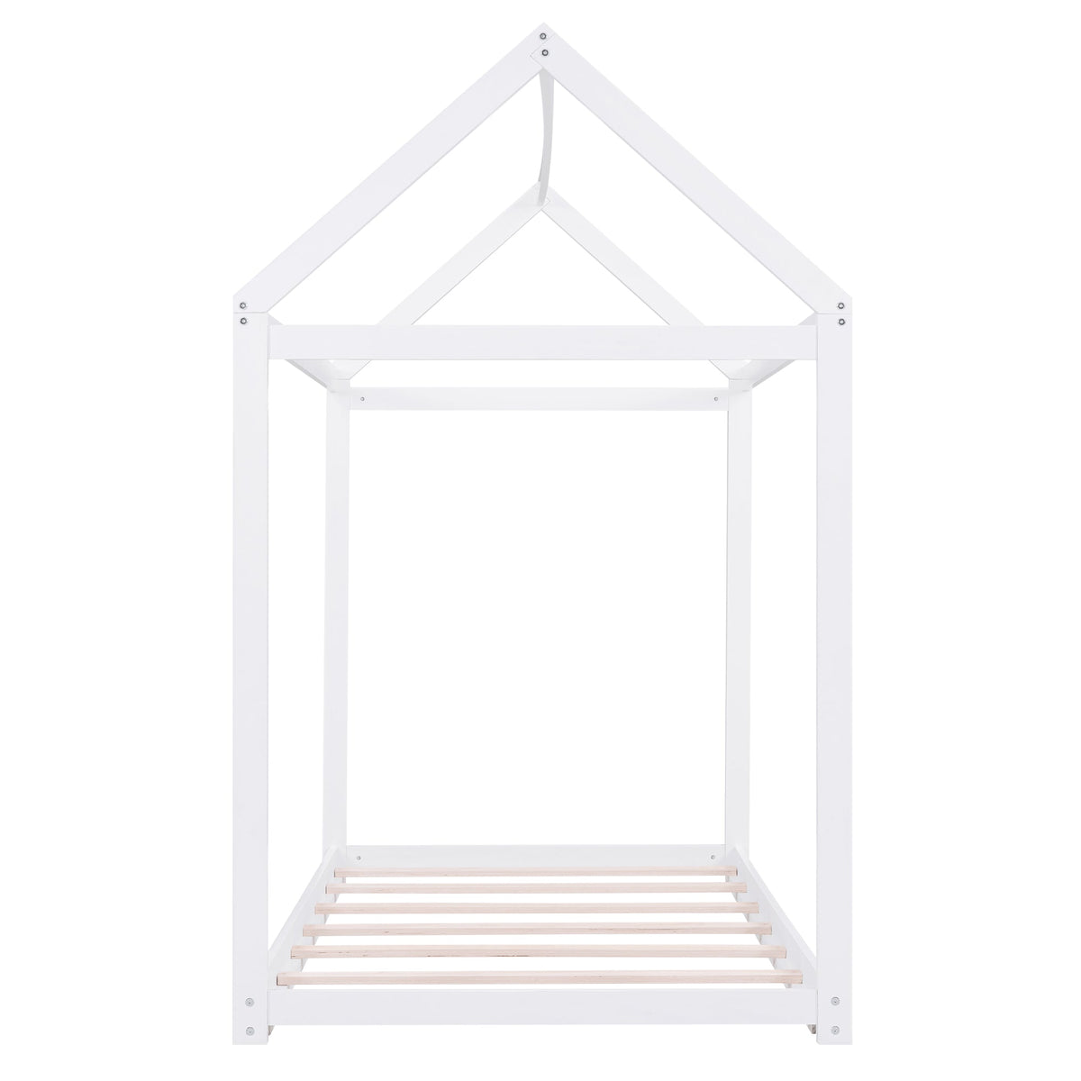 Twin Size Wooden House Bed