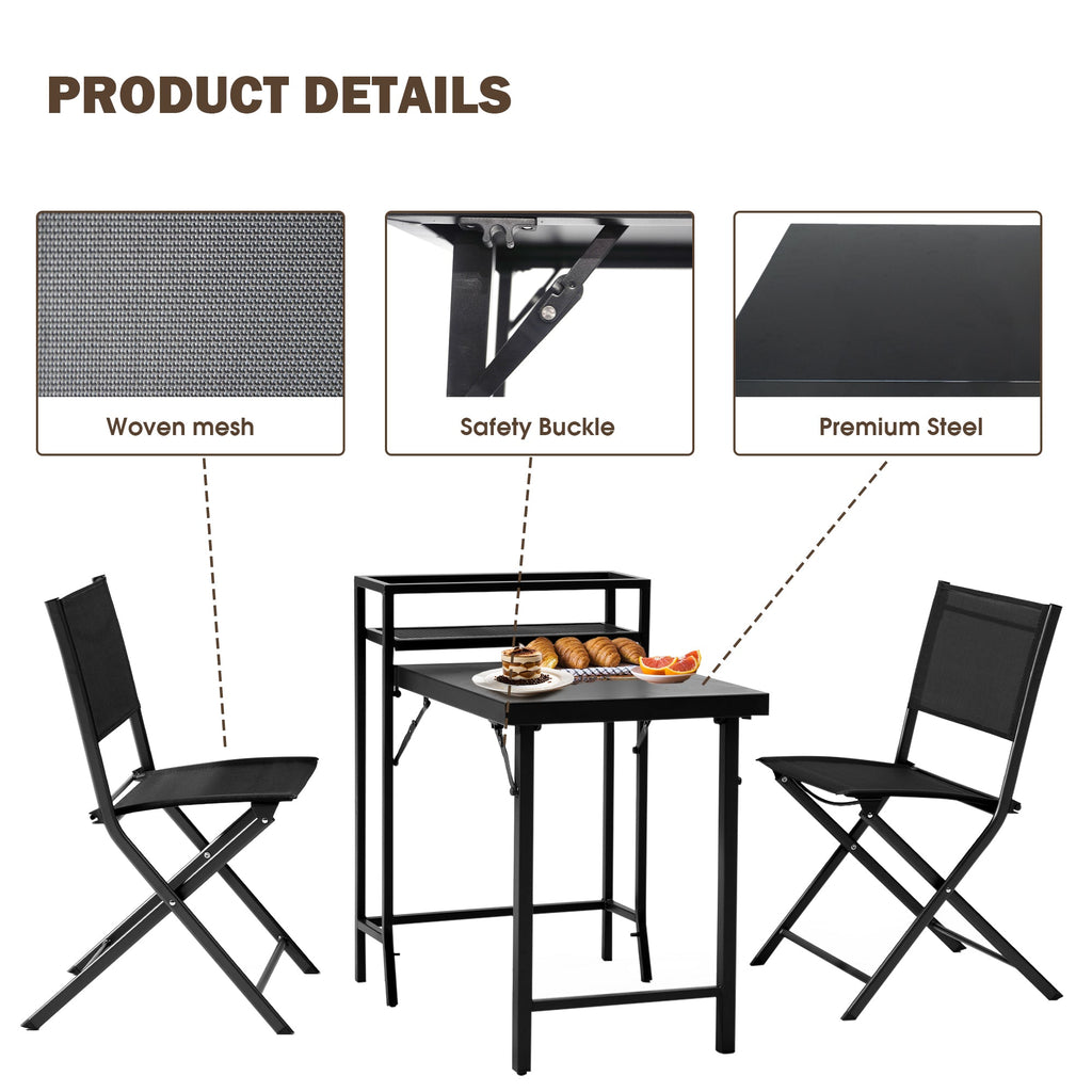 3-Piece Patio Bistro Set