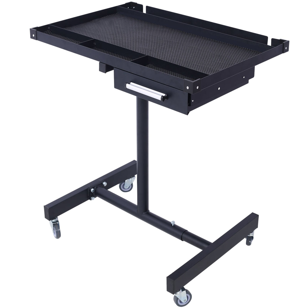 Adjustable Tear Down Work Table with Drawer