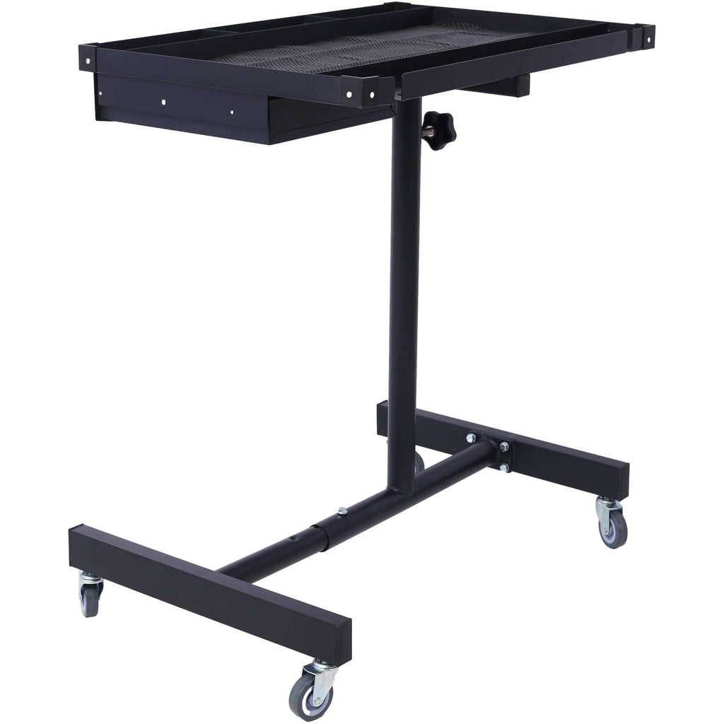 Adjustable Tear Down Work Table with Drawer